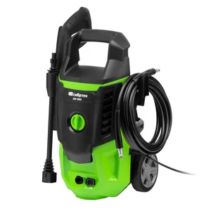 Сибртех Моечная машина высокого давления АМ-1800, 1800 Вт, 140 бар, 350 л/ч, колесная 58226