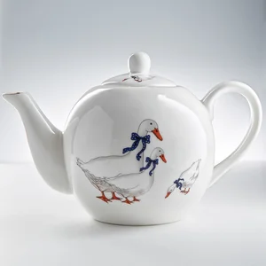 Чайник заварочный 1000 мл МН093R Гуси