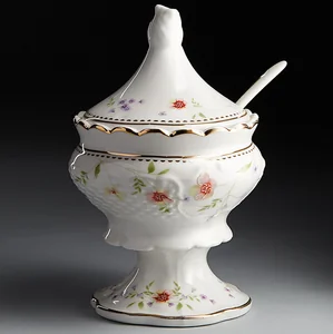 BEATRIX Сахарница с ложкой 290 мл МН070E Флориана