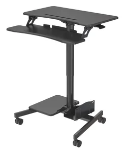 Cactus Стол для ноутбука CS-FDS108BBK столешница МДФ черный 71x39.2x110см