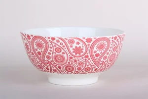 КОРАЛЛ Бульонница 15см. Paisley красн. DS2202B6R