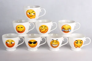 КОРАЛЛ Кружка 400мл. Смайлики 4387