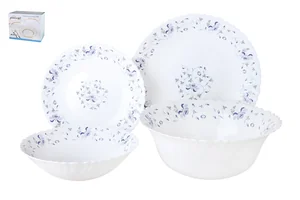 КОРАЛЛ Сервиз столовый 19пр. Синяя вуаль W-19C8 1059