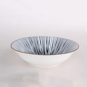 КОРАЛЛ Тарелка глубокая 17см. Line черный DS2201S6B