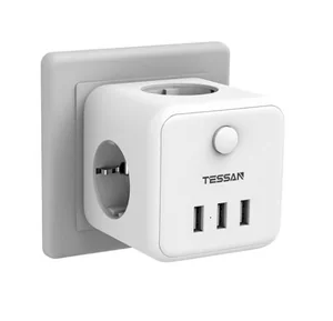 TESSAN Сетевой фильтр TS-301-DE White