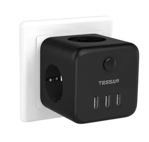 TESSAN Сетевой фильтр TS-301-DE Black