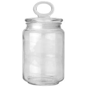 MALLONY Стеклянная банка для сыпучих продуктов с крышкой COPPETTA, объем: 0,9 л. 003598-SK