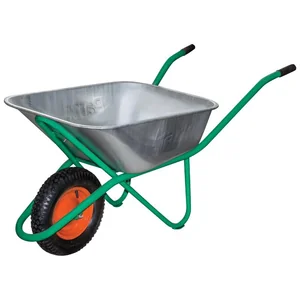 Mallony Тачка строительная WB 5101 Китай+ Россия(оцинкованный кузов 0,7мм,100 литров, грузоподъемность 200кг. 092791-SK