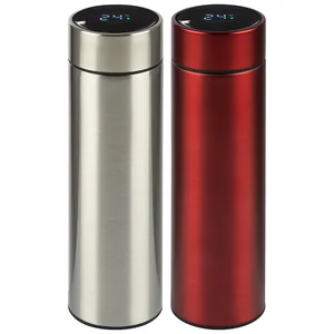 MALLONY Термобутылка 450 мл с LED индикатором температуры BT-90. 323490-SK