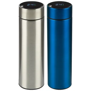 MALLONY Термобутылка 450  мл с LED индикатором температуры BT-89. 323489-SK