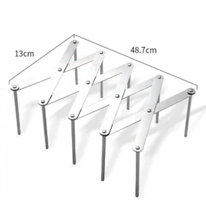 MALLONY Подставка для крышек SKANDI (раздвижная), 48,7(5,5)*13*7 см. 104752-SK