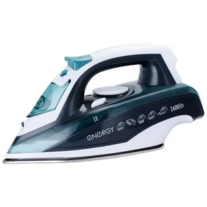 ENERGY Утюг EN-347 бело-серый (2600Вт, пар, спрей, пар.удар, самооч., подошва тефлон). 270080-SK