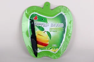 Коралл Набор доска разделочная+нож 30х27см. 5358