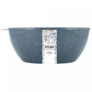 DELTA Салатник Sugar&Spice STONE с крышкой 5 л SE186811026 темный камень