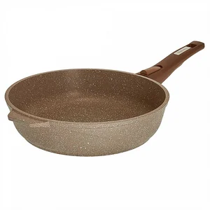МЕЧТА Сковорода 28 см АП Гранит brown со съемной ручкой 028806
