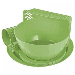 DELTA Набор для пикника Sugar&Spice Vanilla на 5 персон в сумке (18 предметов) SE181012050 фисташка