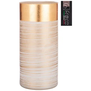 Lefard Ваза Cilindro julia Gold White Высота 26см Диаметр 12. 316-1716