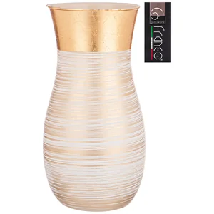 Lefard Ваза Claudia julia Gold White Высота 26см. 316-1720