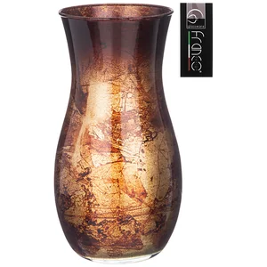 Lefard Ваза Claudia magda Brown Высота 26см Диаметр 12см. 316-1739