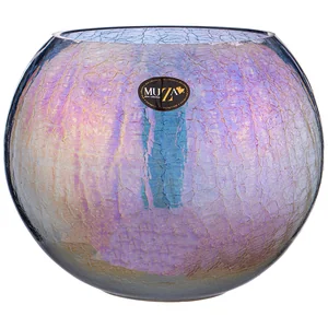 Lefard Ваза Шар cracle Blue 4 Л Диаметр 21 См Высота 21 См. 380-640