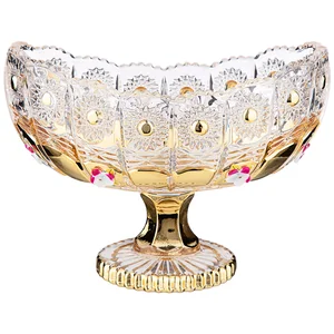 lefard Конфетница Gold Glass 15,5*9 См. Высота=11 См. 195-169