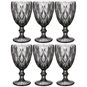 Lefard Набор Бокалов Для Вина ромбо 6шт. Серия muza Color 320мл. / В=17 См. 781-121