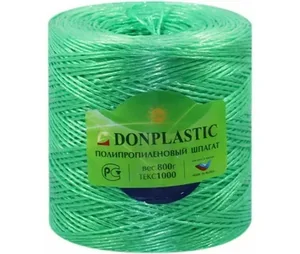 ТЕПЛИЧНАЯ НИТЬ 400гр 1000 ТЕКС (Зеленая) ДОНПЛАСТИК 74906