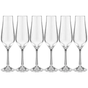BOHEMIA Набор Бокалов Для Шампанского Из 6 Штук tulipa Optic 190мл. 674-878