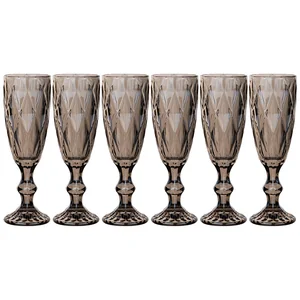 Lefard Набор Бокалов Для Шампанского ромбо 6шт. 150мл. / В=20 См. 691-020