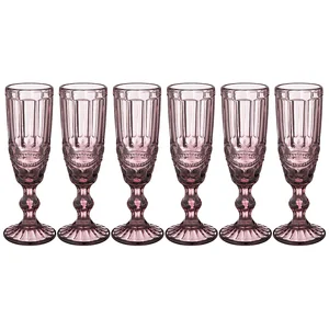 Lefard Набор Бокалов Для Шампанского серпентина Из 6шт. Серия muza Color 150мл. / В=20 См 781-102