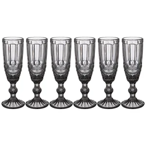 Lefard Набор Бокалов Для Шампанского серпентина Из 6шт. Серия muza Color 150мл. / В=20 См 781-103