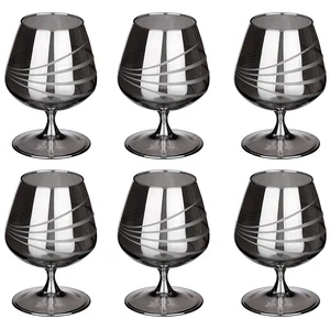 Lefard Набор Из 6-ти Бокалов Для Бренди серебро Space 410 Мл. 194-880