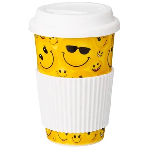 Lefard Кружка Coffemania С Силиконовой Крышкой И Ободком, 390мл. 260-654