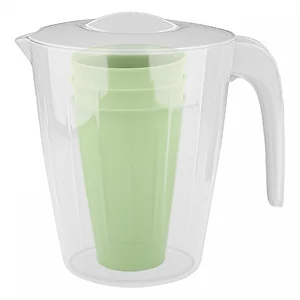 DELTA Набор для напитков Sugar&Spice Vanilla (кувшин 1,9 л + 3 стакана 0,35 л) SE182812998 прозрачный