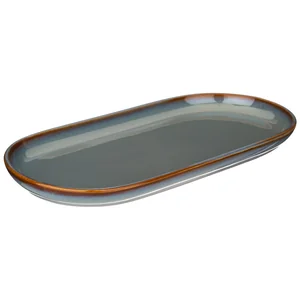 Lefard Тарелка Овальная Bronco Soul Kitchen 30*14,5*2,5 См Синяя 189-414