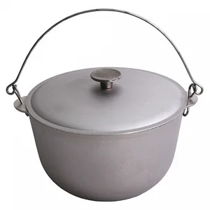 БИОЛ Казан туристический алюминиевый с крышкой и дужкой 4 л К0400Т