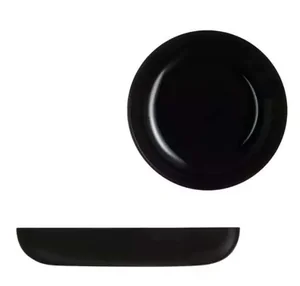 LUMINARC Тарелка для подачи плова и закусок Френдс Тайм черное 25 см P6275/P6375