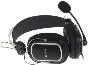 A4Tech Наушники с микрофоном HS-50 Черный, серебристый