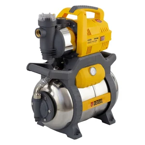 Denzel Насосная станция PSХ950X, Х-Pro, 950 Вт, 3300 л/ч, ресивер 24 л, подъем 38 м, нержавейка 97214