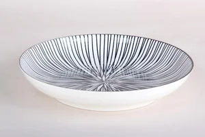 КОРАЛЛ Тарелка десертная 19см. Line черный DS2201P7B