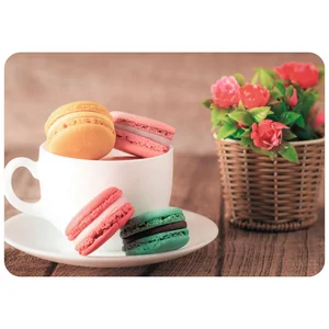 MALLONY Салфетка сервировочная PPM-01-M Макаруны (40*28 см), пластик 312340-SK