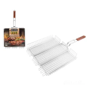 Mallony Решетка для барбекю ECOS RD-103-1D (глубокая, регулир. глубина, р-р 40х35х5 см, общая длина 70 см) 999613-SK