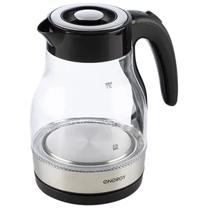 ENERGY Чайник E-203 (1.7л) стекло, пластик цвет черный 164139-SK