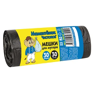 МУЛЬТИ-ПЛАСТ Мешки д/мусора 30л*30шт.МАМОНТЕНОК ЧИСТОЛЮБ MPM4524