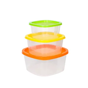 ПОЛИМЕРБЫТ Набор конт.( 0,5+0,9+1,55л.) КВАДРАТ. СВЧ и замороз. MPG6689 