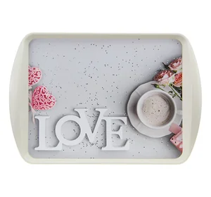 М-ПЛАСТИКА Поднос LOVE 43*30см Деко М 1115