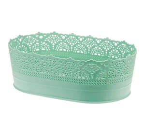 М-ПЛАСТИКА Сухарница АЖУР - ФИСТАШКОВЫЙ 22см М 1190