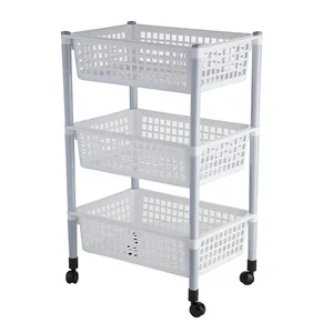 ПОЛИМЕРБЫТ Конт.3-х секц. ДЛЯ ОВОЩЕЙ (на колесах,лоток 10л) 96000