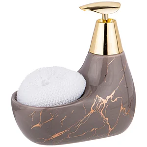 Lefard Дозатор Для Моющего Средства fantasy 350 Мл. 11*9 См. Высота=16 См. + Губка 755-227