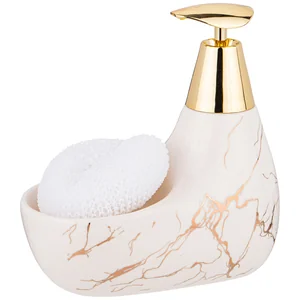 Lefard Дозатор Для Моющего Средства fantasy 350 Мл. 11*9 См. Высота=16 См. + Губка 755-228